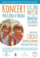 8.11.2018 19:30 Koncert pro Aničku a Terezku, aula gymnázia Benešov